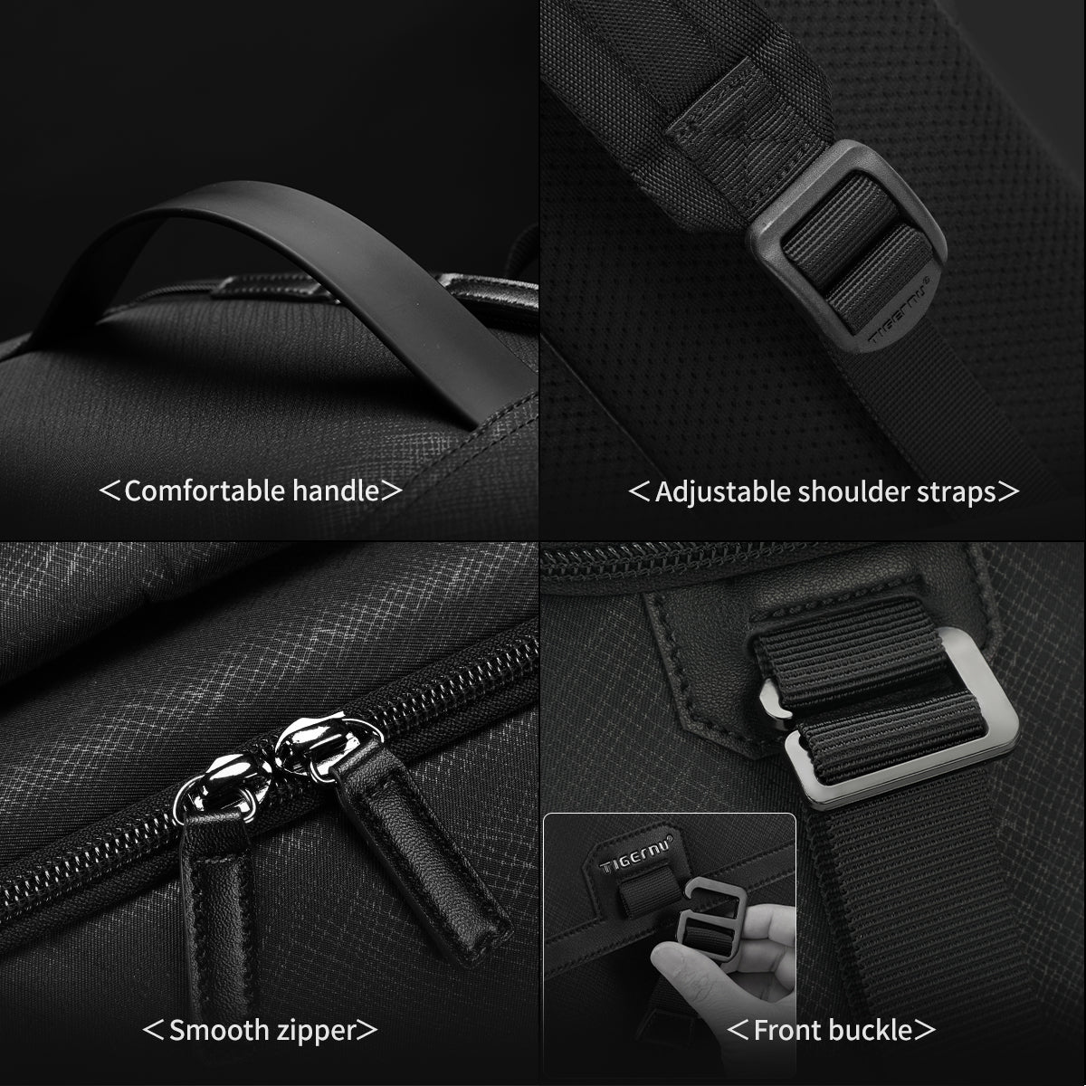 Tigernu T-B9055 waterproof luxury high quality business morrales para hombre large capacity outdoor laptop backpack men bag