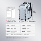 Tigernu School Backpacks For Men Bags For Travel Backpacks Women Nylon Bags For School Knapsack Girls 15.6 Laptop Backpacks Male