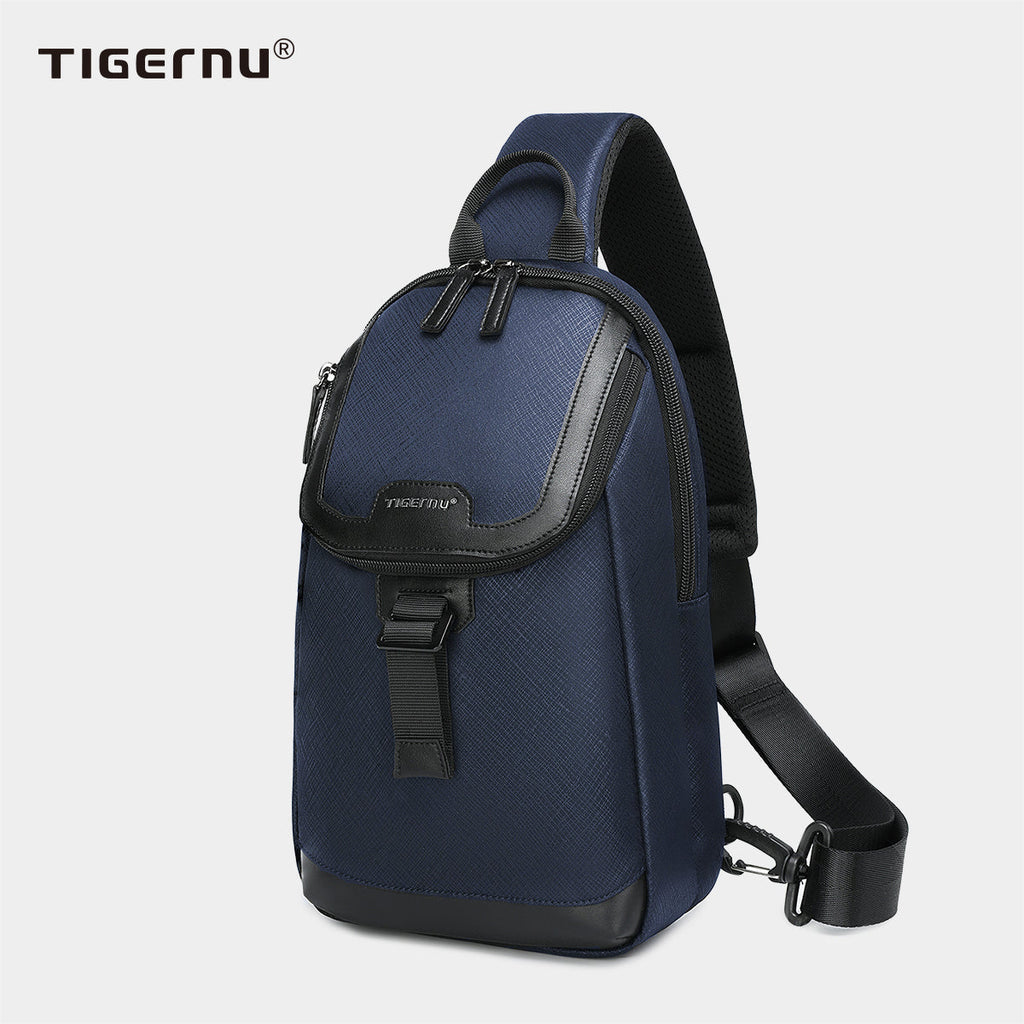 Bolso bandolera antiarrugas Tigernu Elite Series para hombre 
