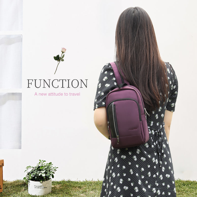 Tigernu High Quality USB Charging 9.7" iPad Men Water Repellent Chest bag Fashion Casual Chest bags For men