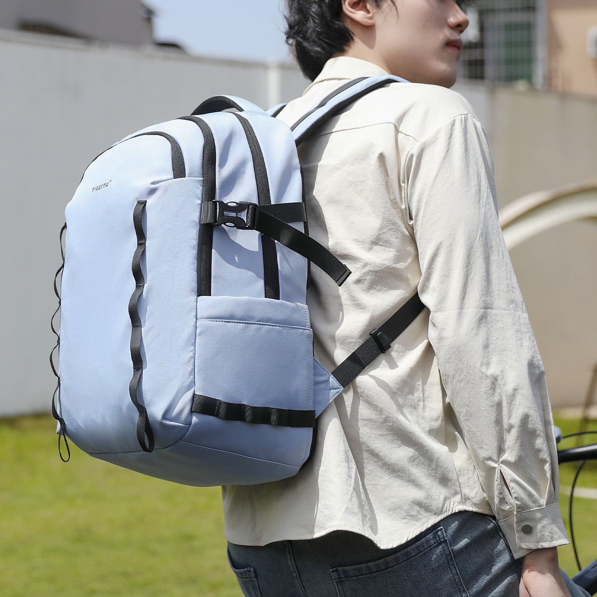 Tigernu School Backpacks For Men Bags For Travel Backpacks Women Nylon Bags For School Knapsack Girls 15.6 Laptop Backpacks Male