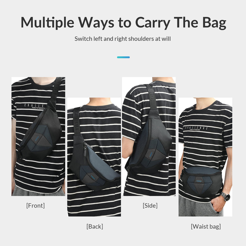 Tigernu T-S8166 Outdoor Sports Pocket Running Waterproof Phone bag Waist Belt Pack Travel Bag for men Bum Bag