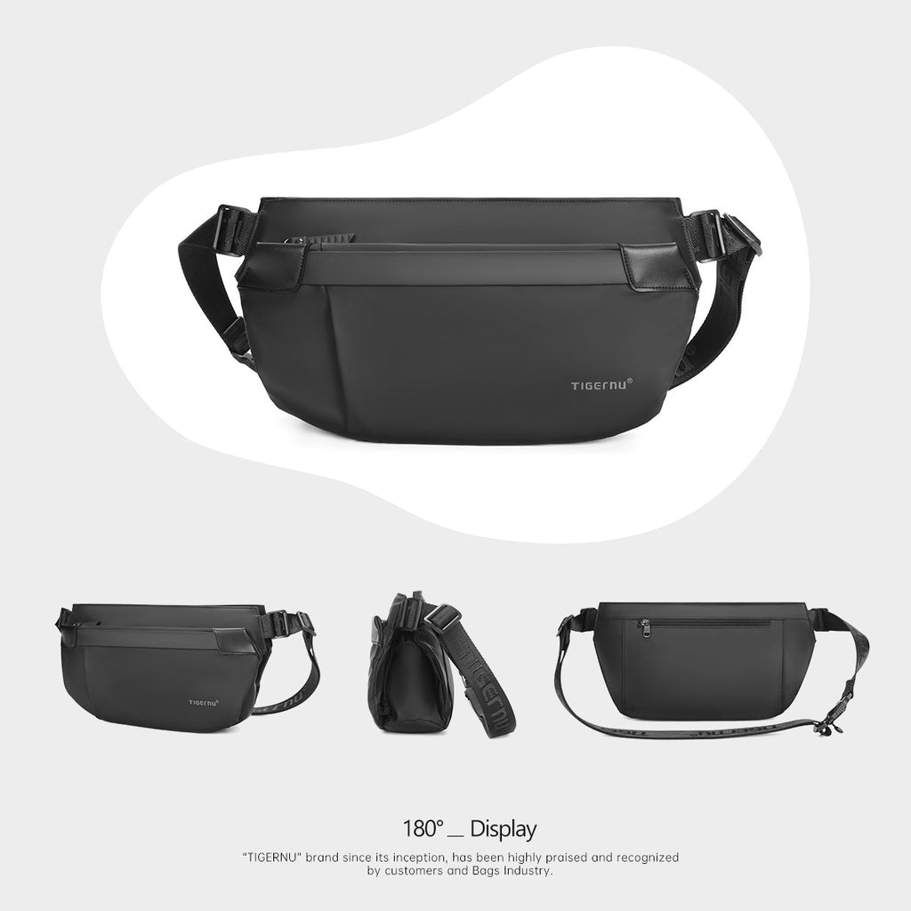 Tigernu Shoulder Bags Cross Bag Fashion Men's Bag Aesthetic Bags For Men Korean Shoulder Bag Male Chest Bag Lightweight Slingbag