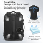 Mochila Tigernu de gran capacidad para hombre, impermeable, para viajes, senderismo, portátil, de 14 a 15,6 pulgadas