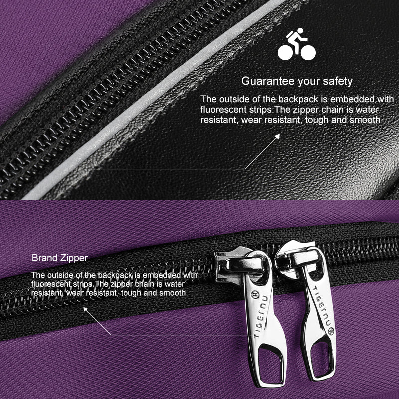 Tigernu High Quality USB Charging 9.7" iPad Men Water Repellent Chest bag Fashion Casual Chest bags For men