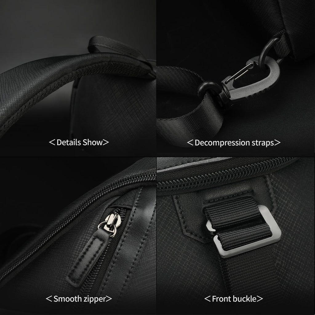 Bolso bandolera antiarrugas Tigernu Elite Series para hombre 