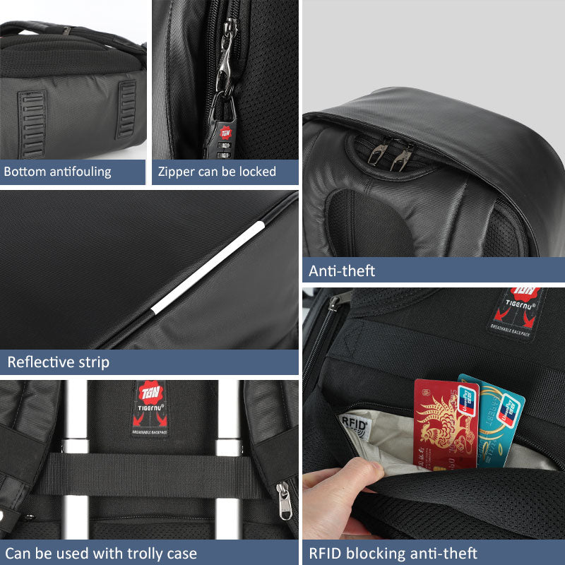 Tigernu T-B3213 waterproof anti-theft high quality backpack rugzaki multifunctional travel bag for men