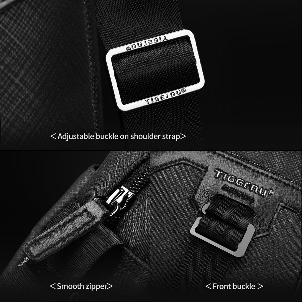 Bolso bandolera Tigernu Elite Series Classic para hombre, compatible con iPad mini de 7,9 pulgadas 
