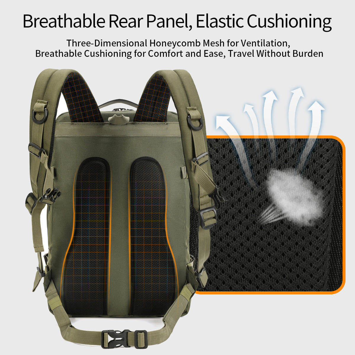 TIGERNU T-B9007B Mountaineering Camping Adventure Multifunctional 28L Large Capacity Travel Laptop Backpack