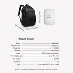 Lifetime Warraty Men Backpack Large Capacity Male Travel Backpack 15.6" Laptop Backpack Bag Designer School Bags Luxury For Men
