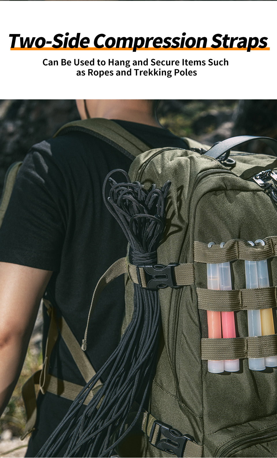 TIGERNU T-B9007B Mountaineering Camping Adventure Multifunctional 28L Large Capacity Travel Laptop Backpack
