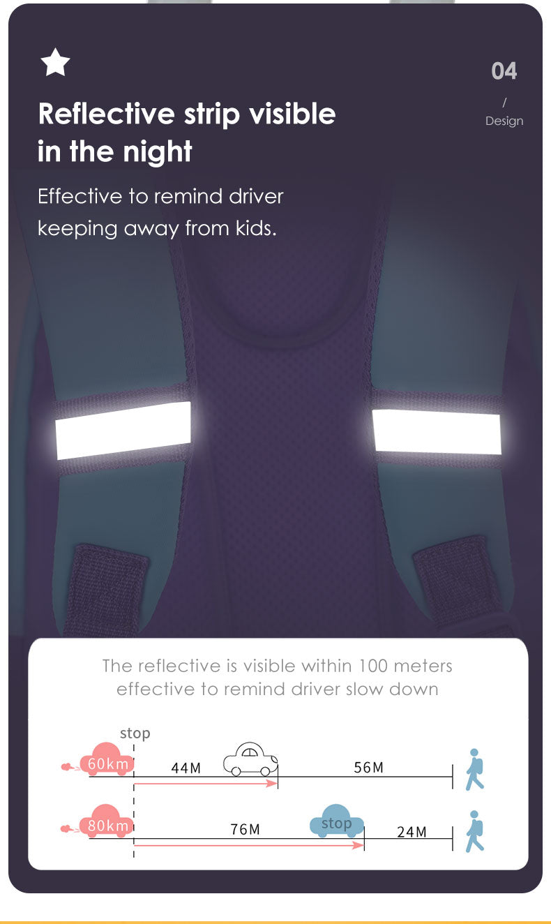 Mochilas escolares Tigernu para niñas y niños, mochilas espaciosas e impermeables con diseño reflectante para niños, lindas mochilas para niños 