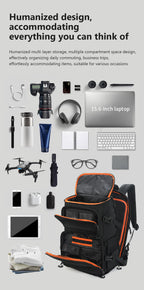 Mochilas Tigernu para hombre, mochilas para cámara, mochilas para portátiles de 14 y 15,6 pulgadas, mochilas para drones, funda impermeable, mochilas de viaje, mochilas 