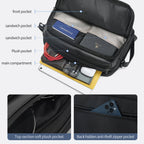 Lifetime warranty, men's shoulder bag, 9.7-inch tablet computer, men's fashion mini shoulder bag, messenger bag, classic series
