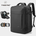 Mochila Tigernu de gran capacidad para hombre, impermeable, para viajes, senderismo, portátil, de 14 a 15,6 pulgadas