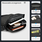 Capacity display diagram of black shoulder bag model T-L5102