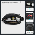 Capacity display diagram of black shoulder bag model T-L5108