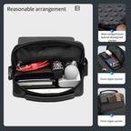 Capacity display diagram of black shoulder bag model T-S5200