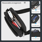 Capacity display diagram of black shoulder bag model T-S8136