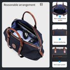 Capacity display diagram of brown leather shoulder bag model TGN1005