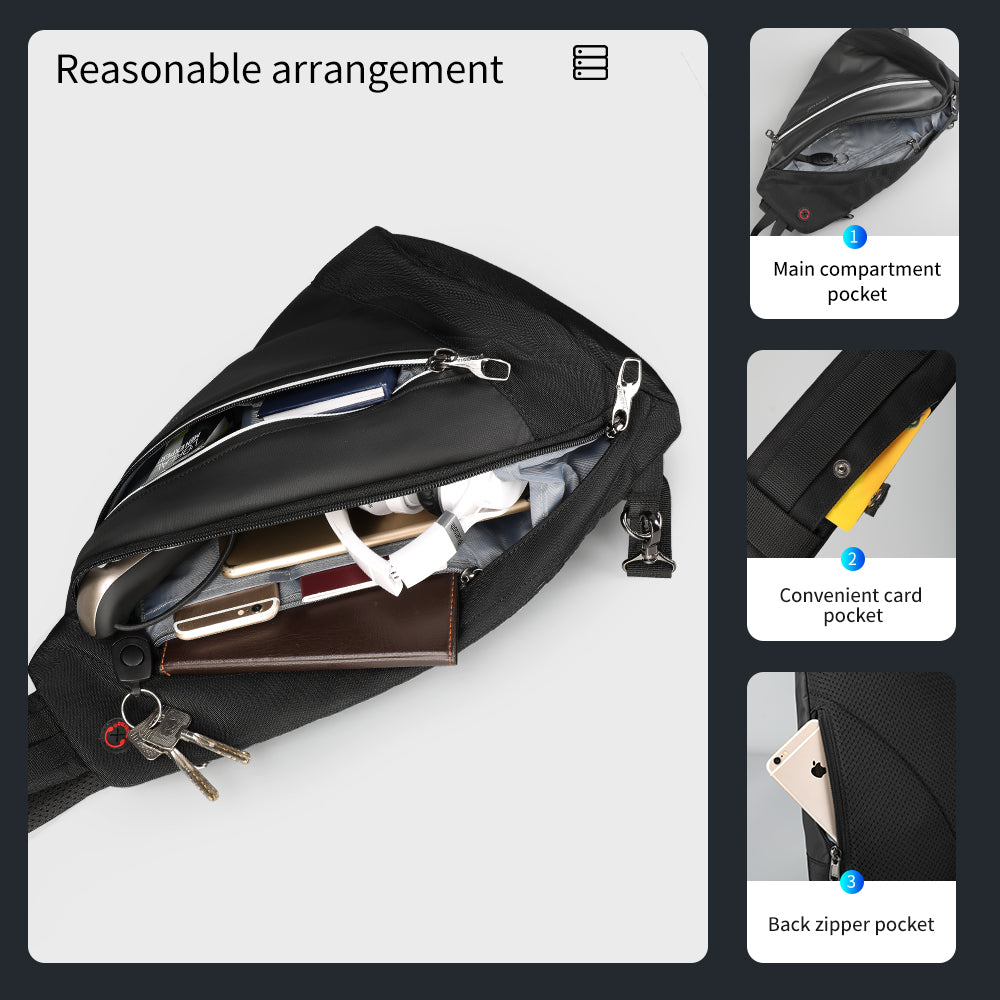 Capacity display diagram of messenger bag model T-S8060