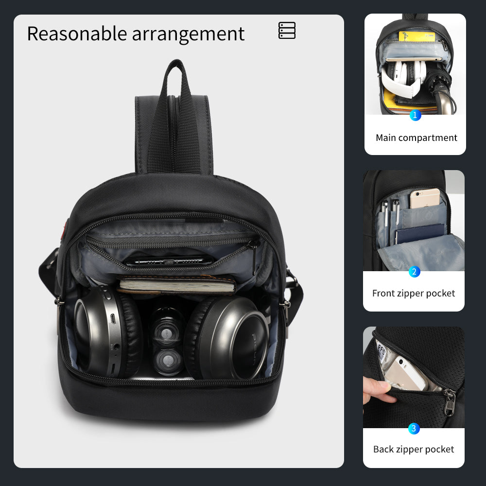 Capacity display diagram of messenger bag model T-S8089