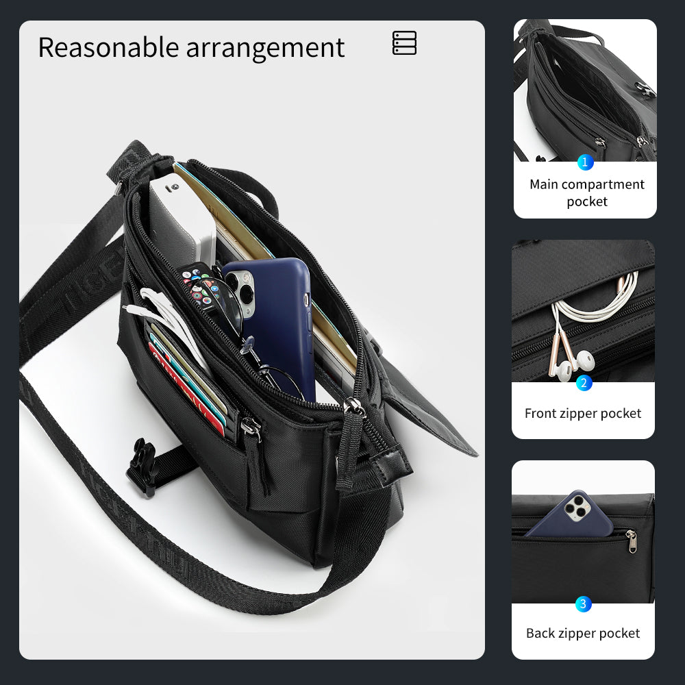 Capacity display diagram of messenger bag model T-S8121