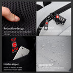 Detailed display of the black backpack model T-B3140