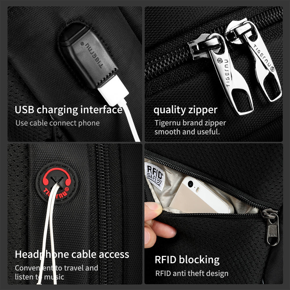 Detailed display of the messenger bag model T-S8089