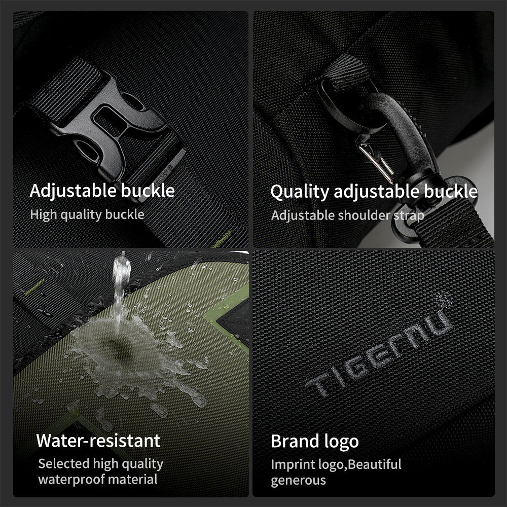 Detailed display of the messenger bag model T-S8119