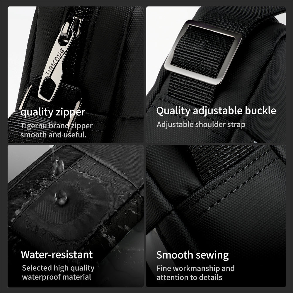 Detailed display of the messenger bag model T-S8135