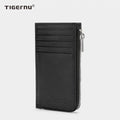 Model T-S8083 black leather wallet side view