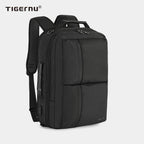 Side view of the black backpack model T-B3898