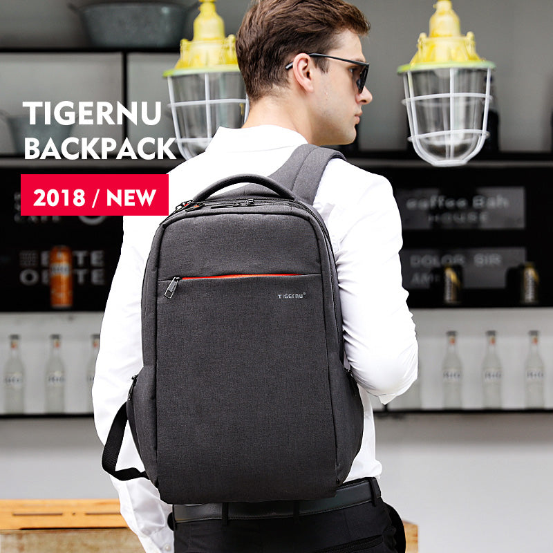 Garantía de por vida, mochila de negocios para hombres, mochila de viaje para computadora portátil, bolso de mano de 15,6 pulgadas, mochila antirrobo para hombres Mochila Scoolbag para adolescentes 