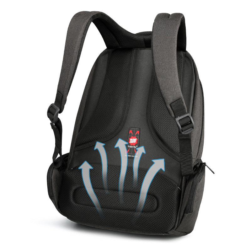 Garantía de por vida, mochila de negocios para hombres, mochila de viaje para computadora portátil, bolso de mano de 15,6 pulgadas, mochila antirrobo para hombres Mochila Scoolbag para adolescentes 