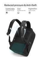 Tigernu new men's large capacity backpack, anti-theft design, 14 inch, laptop backpack, high quality, waterproof man's schoolbag