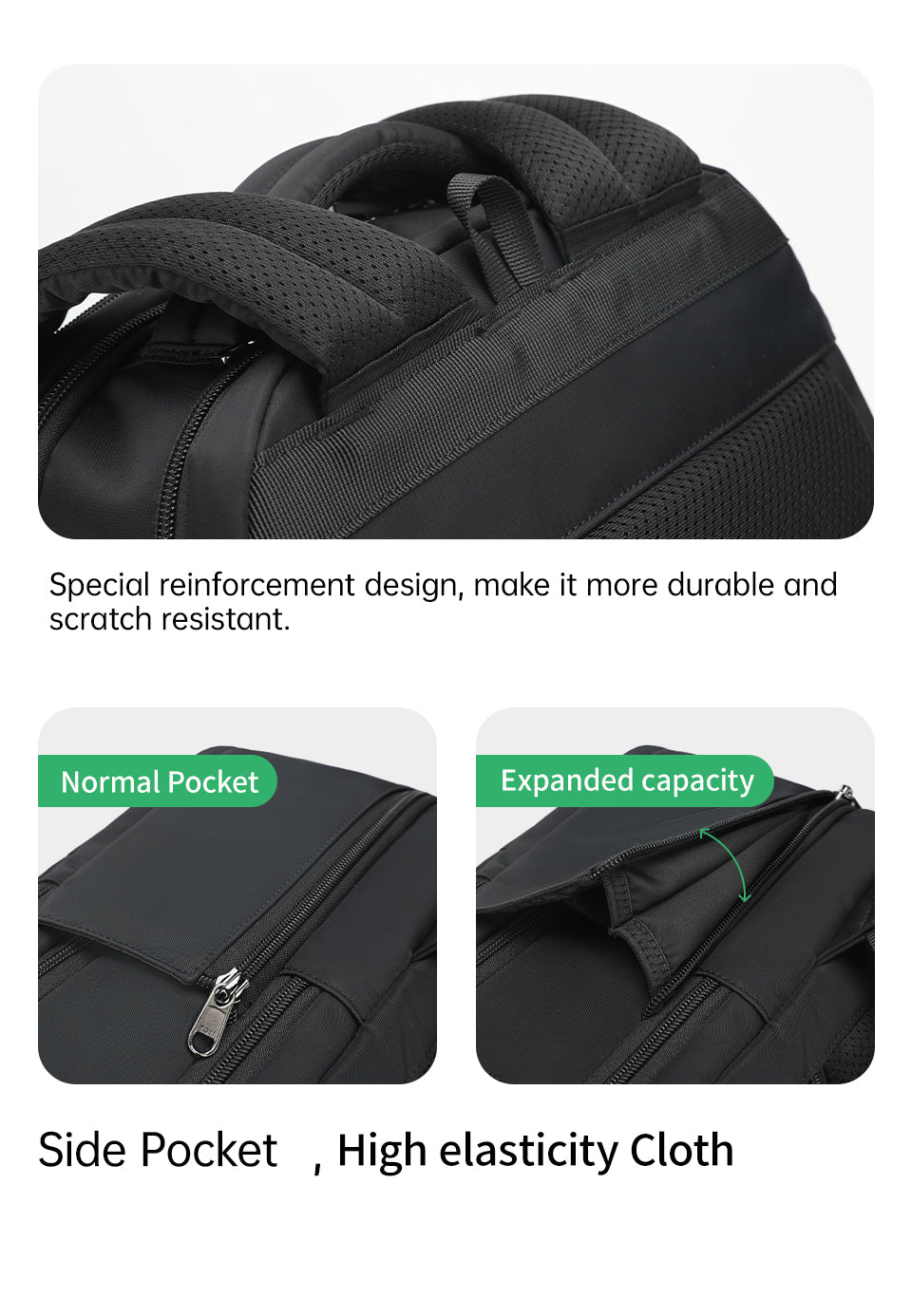 Tigernu new men's large capacity backpack, anti-theft design, 14 inch, laptop backpack, high quality, waterproof man's schoolbag