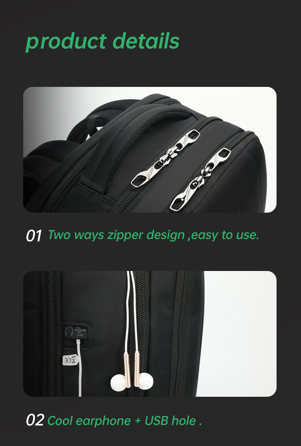 Tigernu new men's large capacity backpack, anti-theft design, 14 inch, laptop backpack, high quality, waterproof man's schoolbag