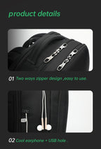 Tigernu new men's large capacity backpack, anti-theft design, 14 inch, laptop backpack, high quality, waterproof man's schoolbag