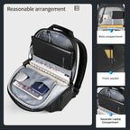 The capacity display of the black backpack model T-B3090