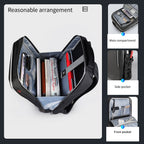 The capacity display of the black backpack model T-B3331A