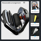 The capacity display of the black backpack model T-B3611