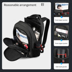 The capacity display of the black backpack model T-B3893