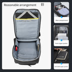 The capacity display of the black backpack model T-B3966
