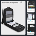 The capacity display of the black backpack model T-B3982