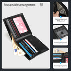 The capacity display of the black wallet model T-S8006