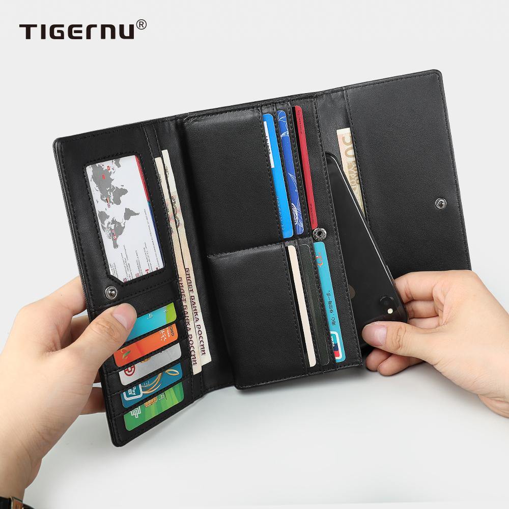 The capacity display of the black wallet model T-S8080