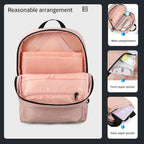 The capacity display of the pink backpack model T-B3825