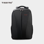 The front view of the black backpack model T-B3220