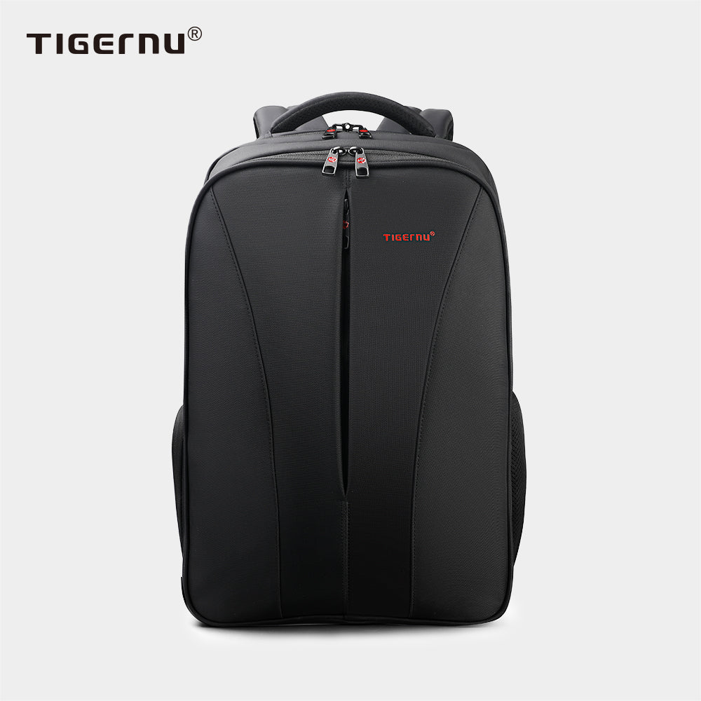The front view of the black backpack model T-B3220